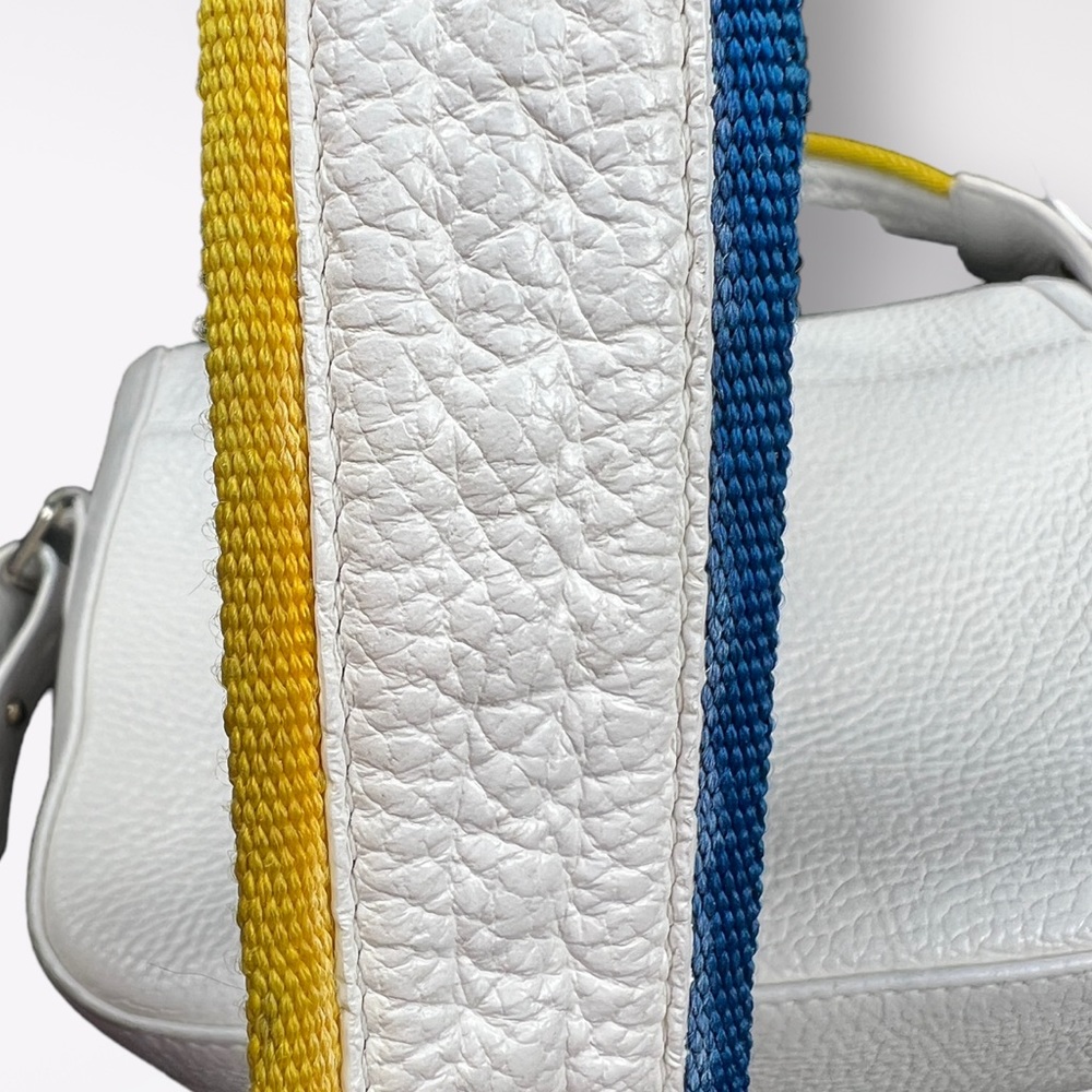 Sara Battaglia RARE Lucy White calf leather bag, Italian Luxury, with dust bag - Picture 13 of 13